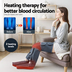 Livemor Leg & Foot Air Massager with Neck Massager – Heated Bundle