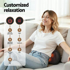 Livemor Leg & Foot Air Massager with Neck Massager – Heated Bundle