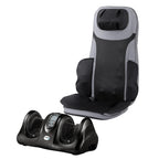 Livemor 8-Node Back Massage Cushion & Foot Massager Set – Heated