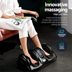 Livemor 8-Node Back Massage Cushion & Foot Massager Set – Heated