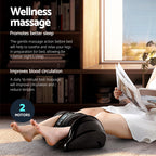 Livemor 8-Node Back Massage Cushion & Foot Massager Set – Heated