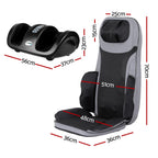 Livemor Back Massage Cushion & Foot Massager Set – Heated, Kneading