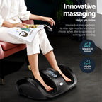 Livemor Back Massage Cushion & Foot Massager Set – Heated, Kneading