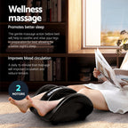 Livemor Back Massage Cushion & Foot Massager Set – Heated, Kneading