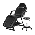 Zenses Adjustable Massage Table & Salon Chair – 3-Fold, Black
