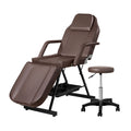 Zenses Adjustable Massage Table & Salon Chair – 3-Fold, Brown