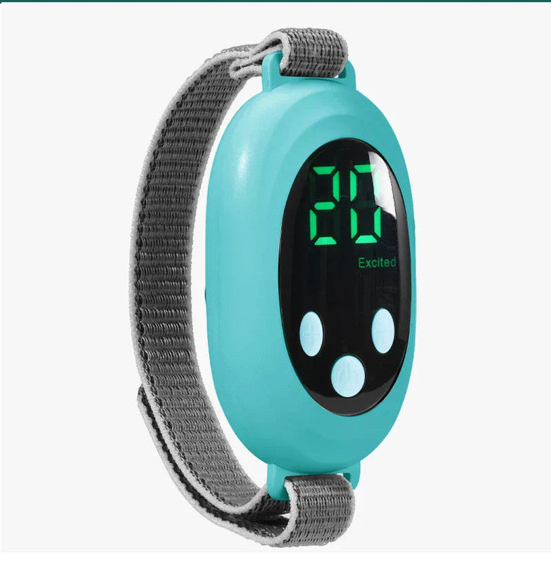 Microcurrent EMS Sleep Aid Device Palm Pulse Massager Blue