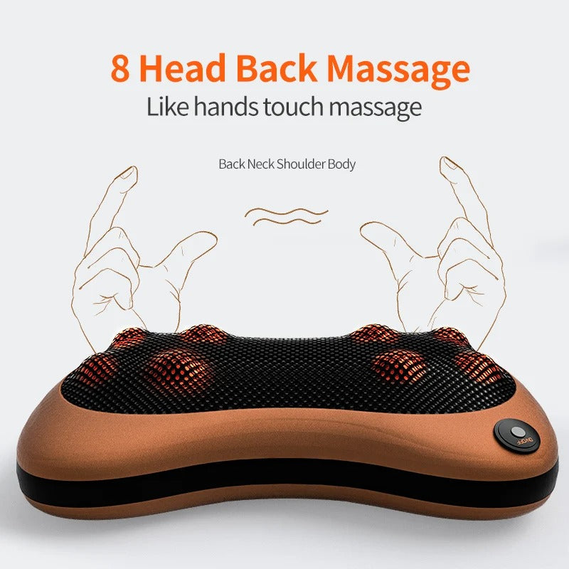 Electric Shiatsu Neck & Back Massage Pillow