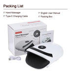Rechargeable Hand Massager with Heat & Vibration