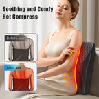 Heated Neck & Back Massage Pillow – 3D Kneading