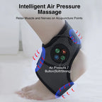 Electric Foot & Ankle Massager with Heat – Black
