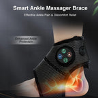 Electric Foot & Ankle Massager with Heat – Black