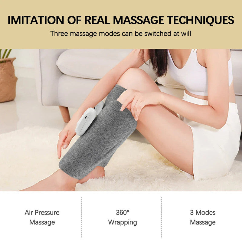 Cordless Air Compression Calf Massager – Leg & Arm, 360