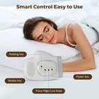 5-Level Electric Hand Massager with Hot Compress – Grey