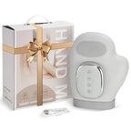 5-Level Electric Hand Massager with Hot Compress – Grey