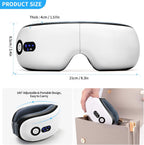 Smart Eye Massager with Heat & Vibration – Bluetooth Music