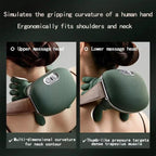 Shiatsu Neck, Back & Shoulder Massager – 3D Kneading, USB, Green
