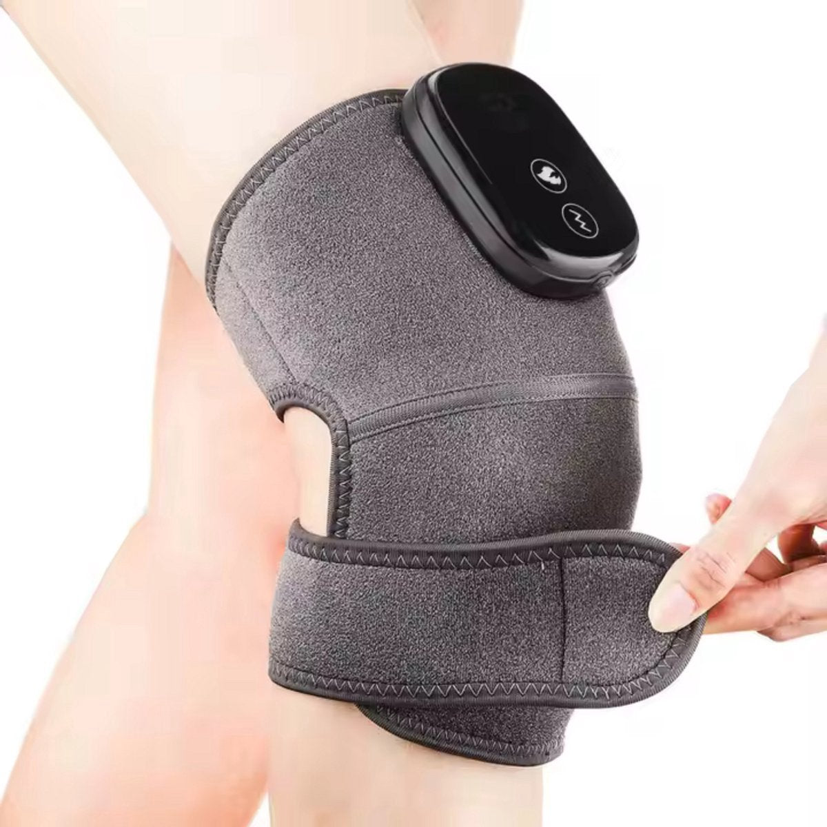 Deluqse Cordless Knee Massager – Infrared Heat, Vibration, Red Light