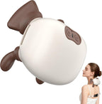 Cordless 4D Neck & Shoulder Massager with Heat – 3 Levels, White