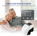 Cordless Knee Massager with Heat – LED Screen, 3 Levels