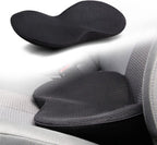 Memory Foam Wedge Seat Cushion – Ergonomic Tailbone Support, Black