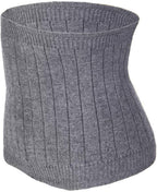 Cashmere Heated Back & Abdominal Belt – Double-Layer, Size L, Grey