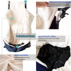 Waterproof Wheelchair Blanket & Footmuff – Cashmere-Lined, Unisex