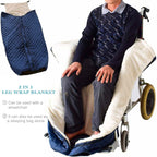 Waterproof Wheelchair Blanket & Footmuff – Cashmere-Lined, Unisex