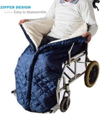 Waterproof Wheelchair Blanket & Footmuff – Cashmere-Lined, Unisex