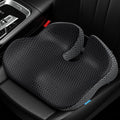 Wedge Car Seat Cushion for Driving, Innovative Seat Cushion with Honeycomb Gel & Memory Foam for Enhanced Breathability & Support, Car Cushions for Hip Pain Relief, Improve Vision/Posture, Black