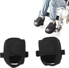 Wheelchair Shoe Holders – Anti-Slip, Fixed Straps, 2-Pack