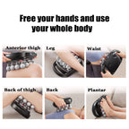 Rechargeable Fascia Massage Gun – LCD, 9 Modes, 20 Speeds, 16 Heads