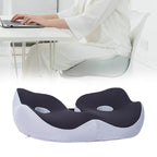 Memory Foam Ischial Seat Cushion – Tailbone & Posture Support, Black