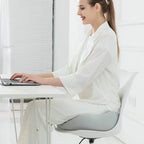 Memory Foam Ischial Seat Cushion – Tailbone & Posture Support, Grey