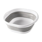 Foldable Foot Bath Bucket – Portable, Heat-Retaining, Grey