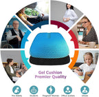 Double-Thick Gel Seat Cushion – Pressure Relief, Office Chair