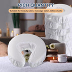 Reusable Microfibre Face Cradle Covers – Massage Table, 12-Pack