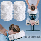 Reusable Microfibre Face Cradle Covers – Massage Table, 12-Pack