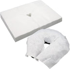Disposable Massage Face Cradle Covers – Ultra-Soft, 100-Pack