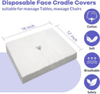 Disposable Massage Face Cradle Covers – Ultra-Soft, 100-Pack