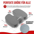 Memory Foam Orthopedic Seat Cushion – Office Chair & Car