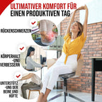 Memory Foam Orthopedic Seat Cushion – Office Chair & Car