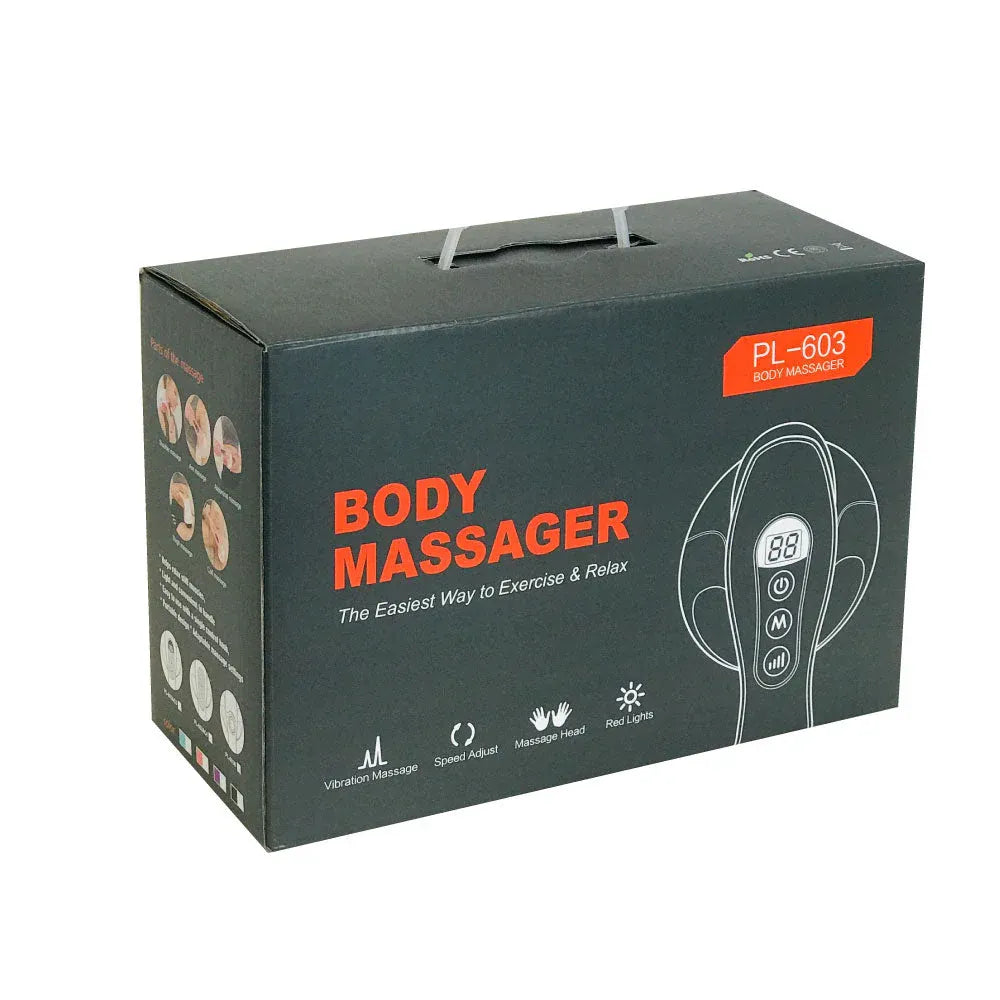 Orku Full Body Handheld Vibration Massager – 4 Heads
