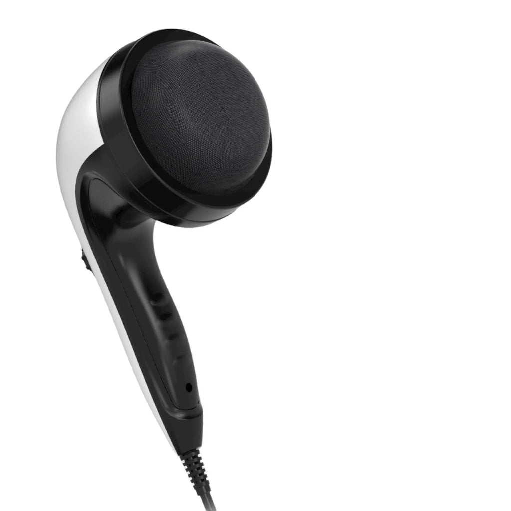 Orku Handheld Body Massager – 4 Heads, Adjustable Speed, Black