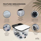 Orku Foot Spa Bath with Heating – Automatic Massager & Pedicure