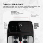 Orku Foot Spa Bath with Heating – Automatic Massager & Pedicure