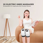 Electric Knee Massager – Air Compression, Heat & Vibration, 2-Pack