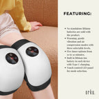 Electric Knee Massager – Air Compression, Heat & Vibration