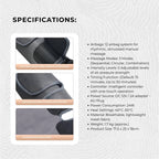 Orku Air Compression Leg, Knee & Foot Massager with Heat
