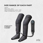 Orku Air Compression Leg, Knee & Foot Massager with Heat